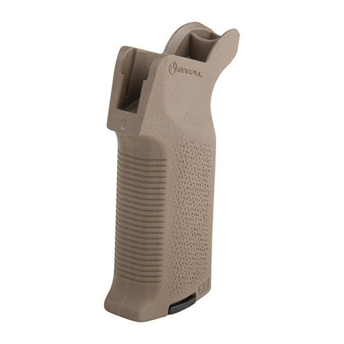 Le MOE-K2 est une mise à niveau idéale pour AR15/M4 avec un angle de prise vertical, texture agressive pour un contrôle optimal et compatible avec Magpul Grip Cores.