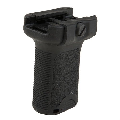 Le grip vertical court en polymer Picatinny BCMGUNFIGHTER améliore le contrôle sans s'accrocher, s'installe facilement et offre un rangement pratique.