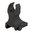 Guidon avant réglable 1.375" aluminium noir