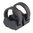Monture pour lampe bloc en V et colliers noirs