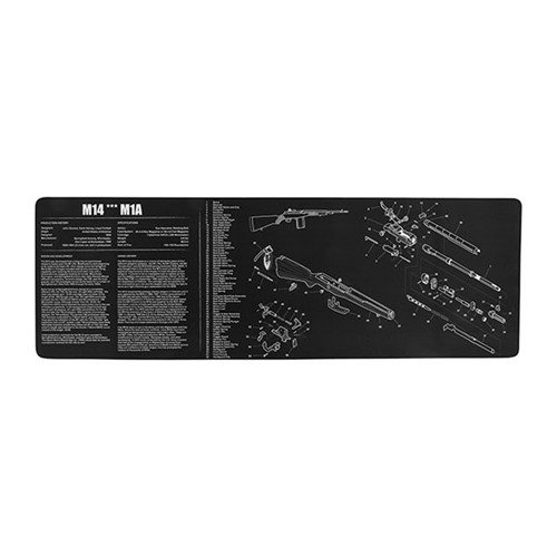 Protège ta carabine avec ce tapis TEKMAT, flexible et résistant, avec un diagramme détaillé, un dessus en polyester doux et un fond en néoprène antidérapant.