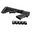 Crosse tactique KICKLITE REMINGTON 870 12 GAUGE noire