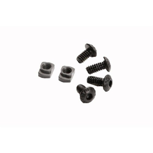 Le set de vis M-LOK T-Nut de MAGPUL est en acier 4140, avec une finition Mil-Spec. Il inclut des vis de différentes longueurs pour s'adapter à tous les accessoires M-LOK.