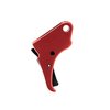 Améliore ton M&P Shield avec ce trigger en aluminium anodisé rouge, réduisant le pré-travel et l'over-travel de 20% pour un tir plus fluide et précis.