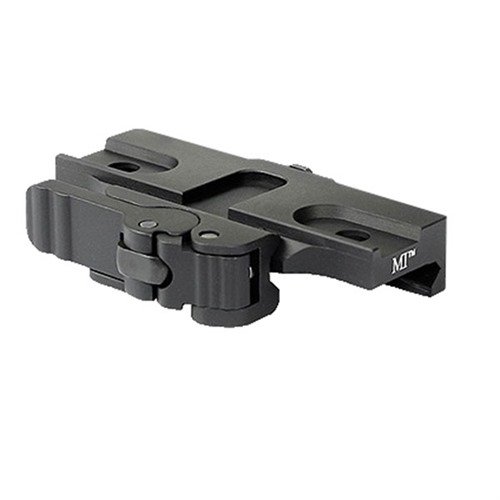 Le montage QD Aimpoint PRO et CompM4 de Midwest Industries offre un levier ultra fluide, ajustable sans outils et en aluminium 6061 pour une durabilité optimale.