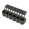 Le SureShell Polymer Shotshell Carrier de Mesa Tactical te permet de transporter 6 cartouches en toute sécurité, avec un système de friction innovant et un montage robuste.