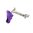 Détente ACT améliorée avec barrette Gen 3 pour Glock - violet