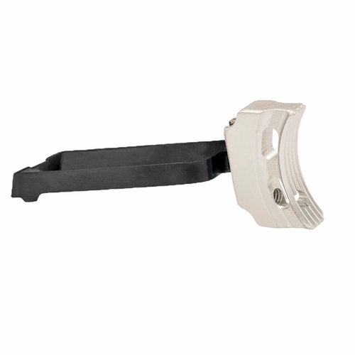 Découvre le 2011 Ultra Match Grade Trigger en aluminium de qualité aéronautique, avec un pad ajustable pour une précision inégalée et une finition anodisée élégante.