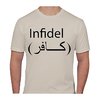 AR15.COM T-shirt INFIDEL S sable