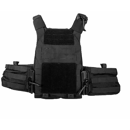 Le SMC Plate Carrier est léger, ajustable, avec des poches MOLLE/PALS, un confort optimal et des boucles ROC pour un accès rapide en cas d'urgence.