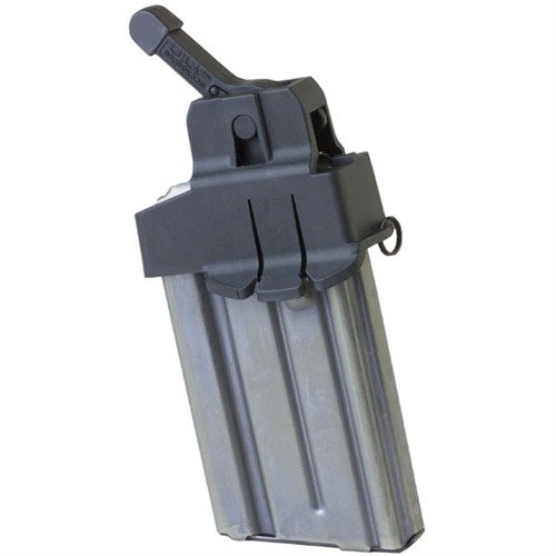 Charge tes chargeurs AR-15/M16 rapidement avec ce chargeur en polymère renforcé, qui protège tes doigts et prolonge la durée de vie des chargeurs.
