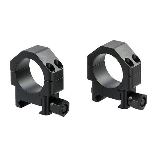 Les anneaux TSR-W en acier allié assurent un maintien sécurisé de ta lunette contre le recul, avec un ajustement précis et un design attrayant.