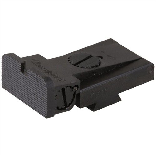 Profite d'une précision exceptionnelle avec ce rear sight ajustable, conçu pour un port quotidien, avec des bords arrondis pour éviter les accrochages.
