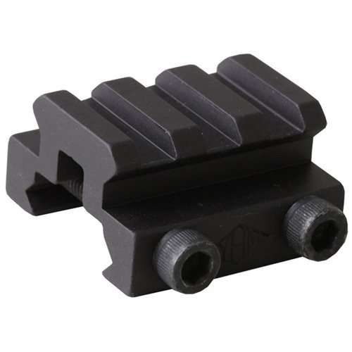 Le mini riser compact Picatinny de Yankee Hill Machine ajoute ½" d'élévation pour tes accessoires, en aluminium durable et léger, parfait pour les lasers et lumières.