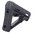 Crosse AR-15 CTR télescopique noire pour tube commercial