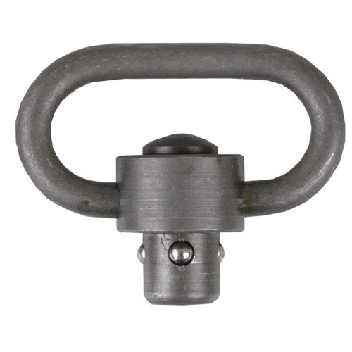 Le Quick Detach Swivel AR-15/CAR-15 en acier offre une attache de sangle robuste, rotation 360° silencieuse et une prise sûre, même avec des gants.