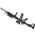 AR-15 7" OMEGA RAIL quad-rail Picatinny noir