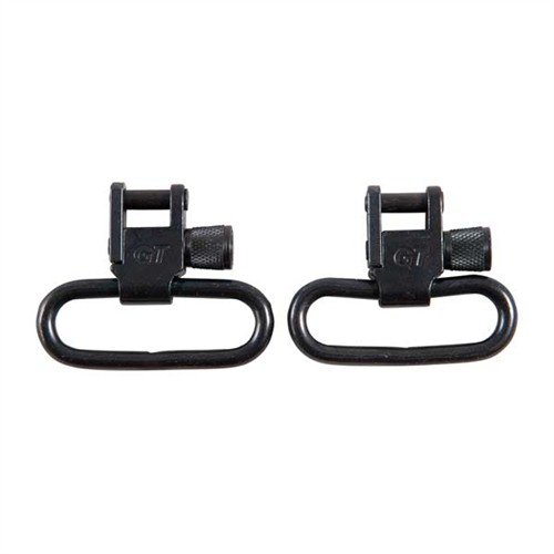 Les SLING SWIVELS de GROVTEC US sont en acier robuste, avec un système de libération rapide et une finition phosphate Mil-Spec, disponibles par paires.