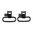 Anneaux pivotants pour bretelle 1-1/4" seulement