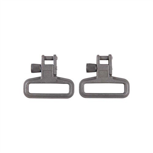Les SLING SWIVELS de GROVTEC US en acier robustes avec un système de libération rapide garantissent une fixation fiable pour ton équipement de tir.
