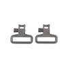 Les SLING SWIVELS de GROVTEC US en acier robustes avec un système de libération rapide garantissent une fixation fiable pour ton équipement de tir.
