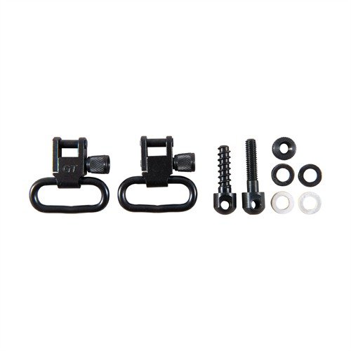 Les attaches de sangle en acier sont robustes et sans pièces en plastique, avec un système de déconnexion rapide pour plusieurs fusils. Pratiques et fiables!