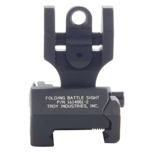Les viseurs AR-15 TROY INDUSTRIES offrent une solution de secours robuste, se déploient facilement et s'adaptent à la hauteur des viseurs d'origine.