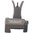 Guidon avant repliable 1,34" aluminium Dark Earth