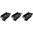 RANGER PLATE 5.56X45MM pour chargeur PMAG 30RD AR-15 noir, lot de 3