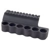 Le RECEIVER MOUNT SHOTSHELL HOLDER PR permet de charger rapidement des munitions avec 6 cartouches 12 gauge, en offrant une fixation sécurisée et légère sur le Benelli M1/M2.