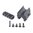 Collier tactique pour canon/chargeur avec rail Picatinny