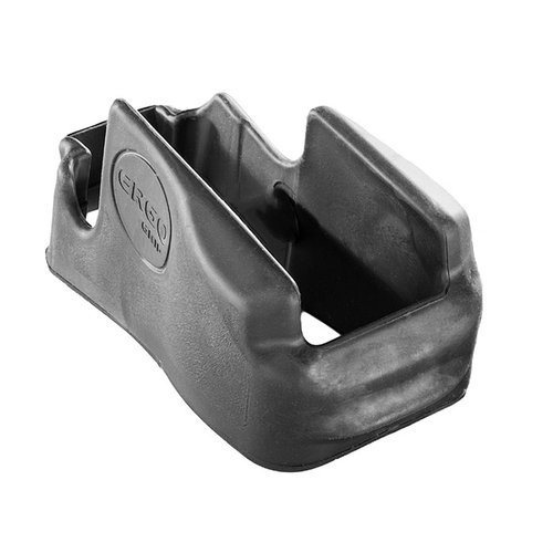 Le grip en caoutchouc ERGO Never Quit améliore la prise sur le magwell, offrant confort et contrôle de recul pour des tirs rapides et précis.