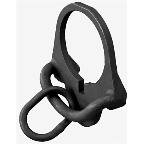 L'adaptateur de sangle ambidextre ASAP de MAGPUL offre une mobilité de 180° pour un changement rapide d'épaule, s'adaptant à toutes les situations tactiques.