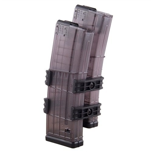 Le coupler Lancer L5 te permet de fixer un second chargeur AR-15/M16 pour des recharges ultra-rapides, léger et robuste avec un système anti-glisse.