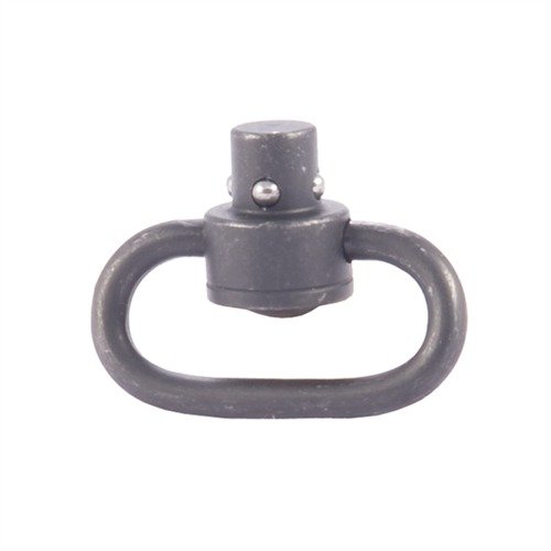 Le QUICK-DETACH SLING SWIVEL de VLTOR est en acier inoxydable, robuste et pratique avec un bouton poussoir pour un attachement rapide et accepte des sangles jusqu'à 1¼".