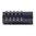 Compensateur calibre .22 1/2-28 aluminium noir brillant