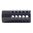 Compensateur calibre .22 1/2-28 aluminium noir brillant