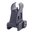 Guidon avant fixe de combat 2 pouces aluminium noir