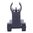 Guidon avant fixe de combat 2 pouces aluminium noir