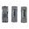 L-PLATE 5.56X45 fond de chargeur pour AR-15 USGI 30RD noir x3