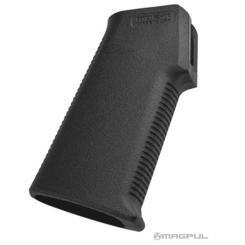 Améliore ton AR15/M4 avec la poignée MOE-K, au design compact, angle de prise vertical, texture agressive pour un contrôle optimal et tout le matériel inclus.
