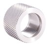 Protège les filetages de ton rifle avec ce .920 BULL THREAD PROTECTOR 5/8-24 en acier inoxydable, facile à installer et avec une prise antidérapante.