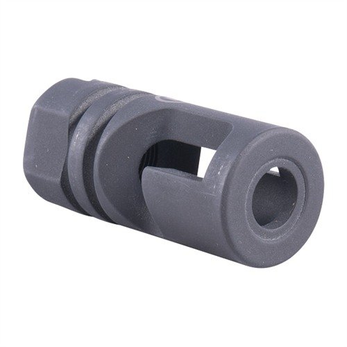 Le compensateur J-TAC47 pour AK-47 réduit le recul sans augmenter le bruit, avec un fini noir mat et un joint en polymère résistant à 900 degrés.