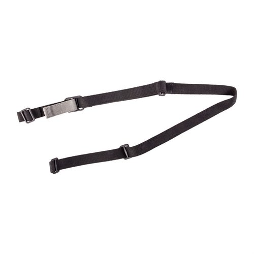 La sangle Vickers VCAS s'ajuste rapidement, ne s'emmêle pas et offre une variété de positions de tir, parfaite pour les armes avec des boucles de 1¼".