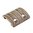 Couvre-rails XTM améliorés pour rail Picatinny en polymère 1,5" FDE lot de 4