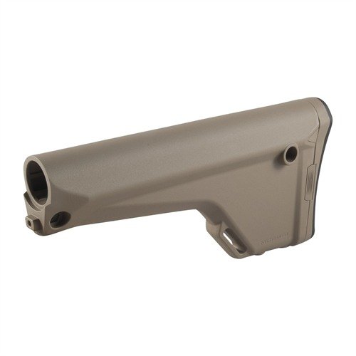 Améliore ton AR-15 avec la crosse fixe MOE : confort, rangement intégré, compatibilité avec slings et accessoires, le tout dans un design ergonomique.