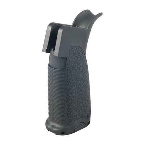 Le MOD-1 GUNFIGHTER GRIP offre une prise ergonomique en polymère résistant, avec un compartiment caché et des inserts modulaires pour un ajustement parfait.