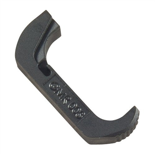 Le Vickers Glock® Extended Magazine Release facilite les changements de chargeur rapides grâce à son bouton allongé et sa construction en polymère résistant.
