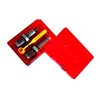 Le set de dies RIFLE 2 DIE SETS en 7MM WSM comprend un die de mise à dimension complète, un die de mise en balle, et un porte étui universel, parfait pour tes rechargements.