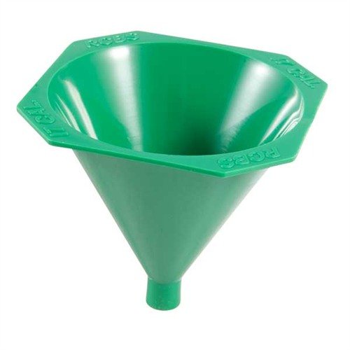 Le Powder Funnel RCBS 17 à 20 calibre évite les déversements de poudre grâce à son tube de chute, avec une surface anti-adhésive et un rebord carré pour plus de stabilité.